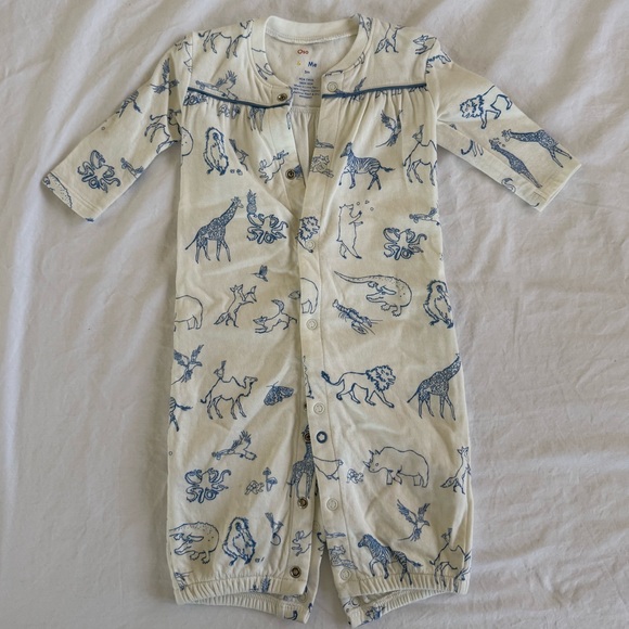 Oso & Me Other - Oso & Me Baby Romper – Animal Print – Never Worn